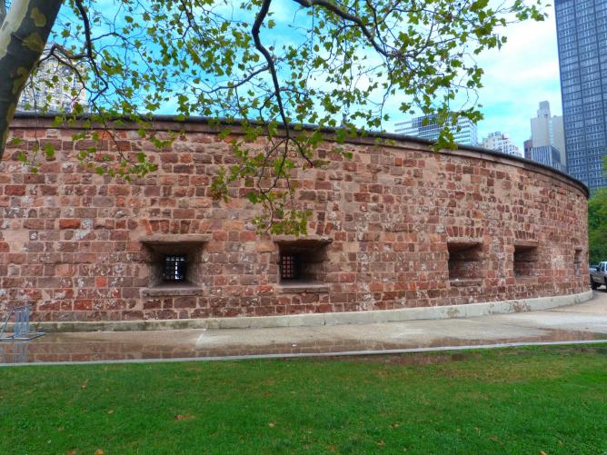 Castle Clinton wall